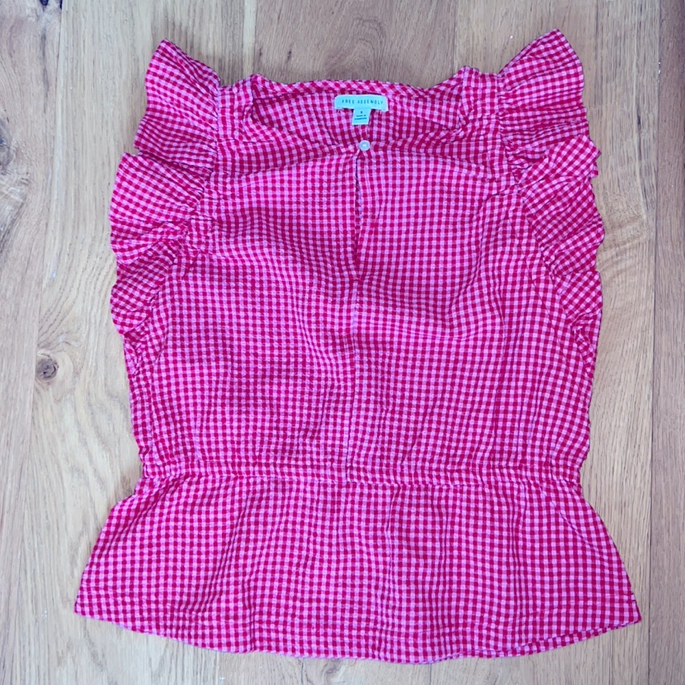 Red and Pink top for women